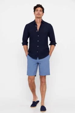 Cortefiel Bermuda Azul New