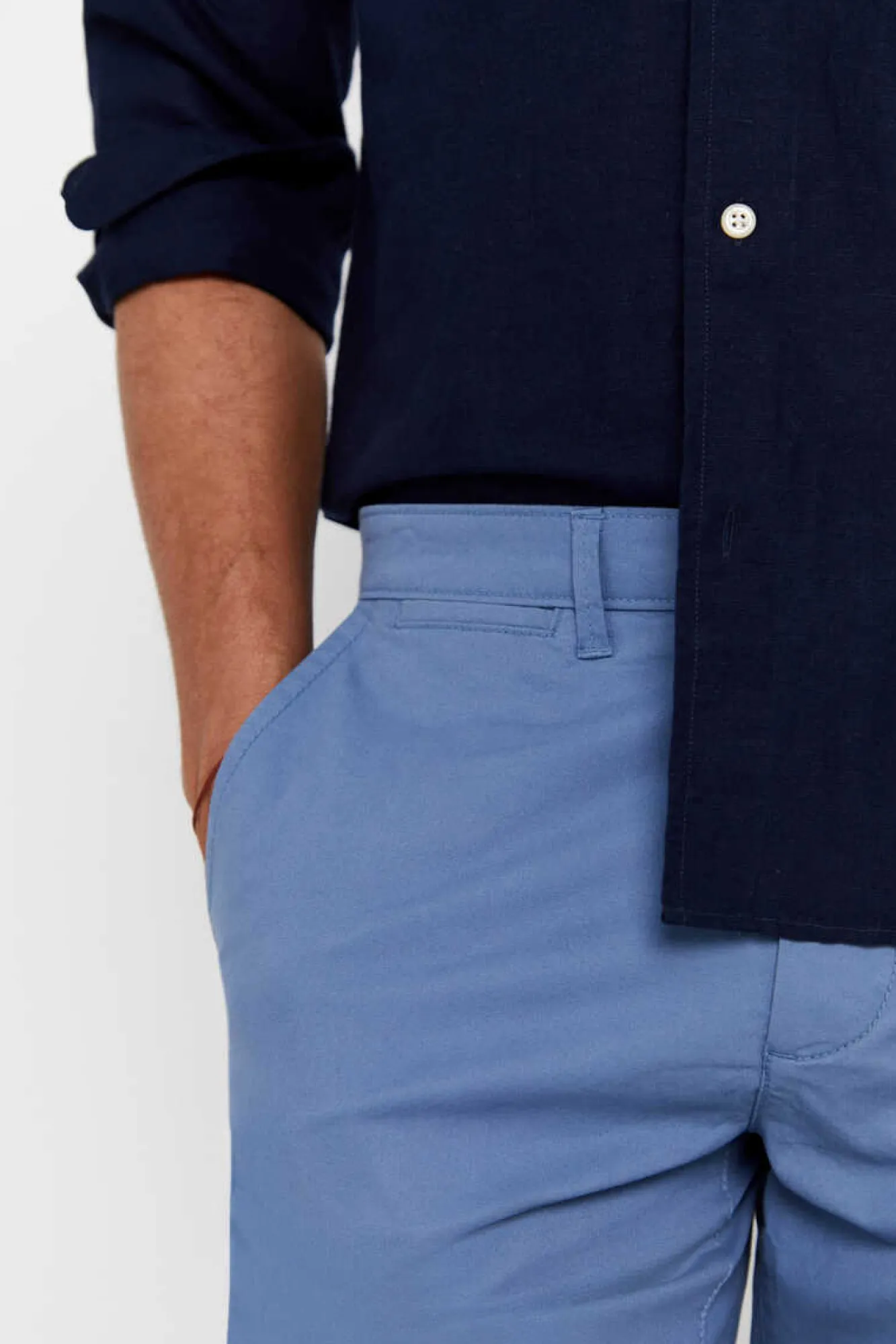 Cortefiel Bermuda Azul New