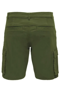 Only & Sons Bermuda Cargo Verde Online