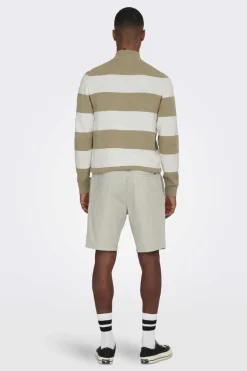 Only & Sons Bermuda Casual Cinza Best