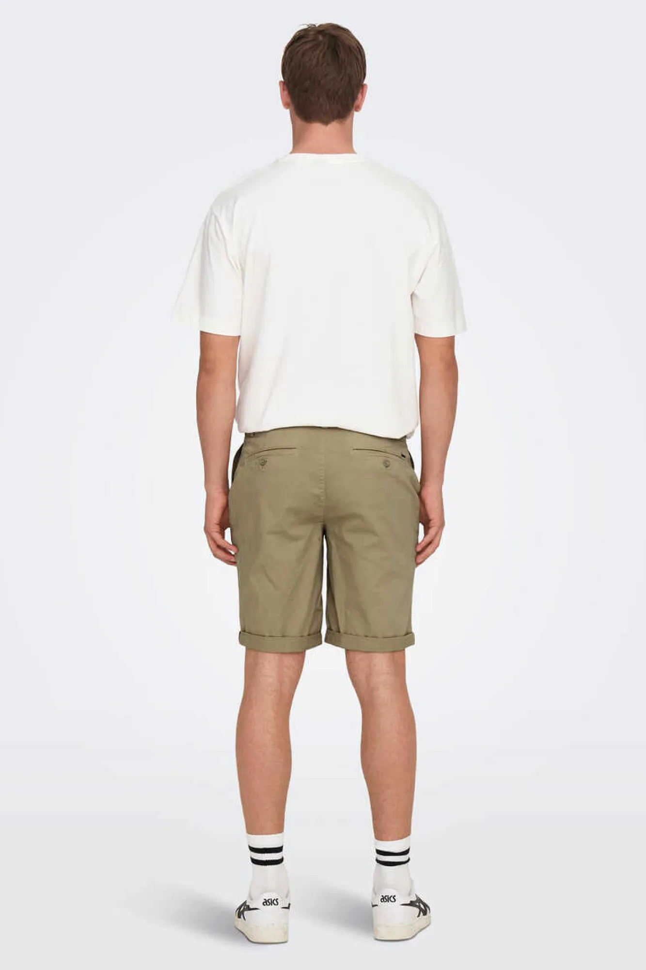 Only & Sons Bermuda Estilo Chino Castanho Best