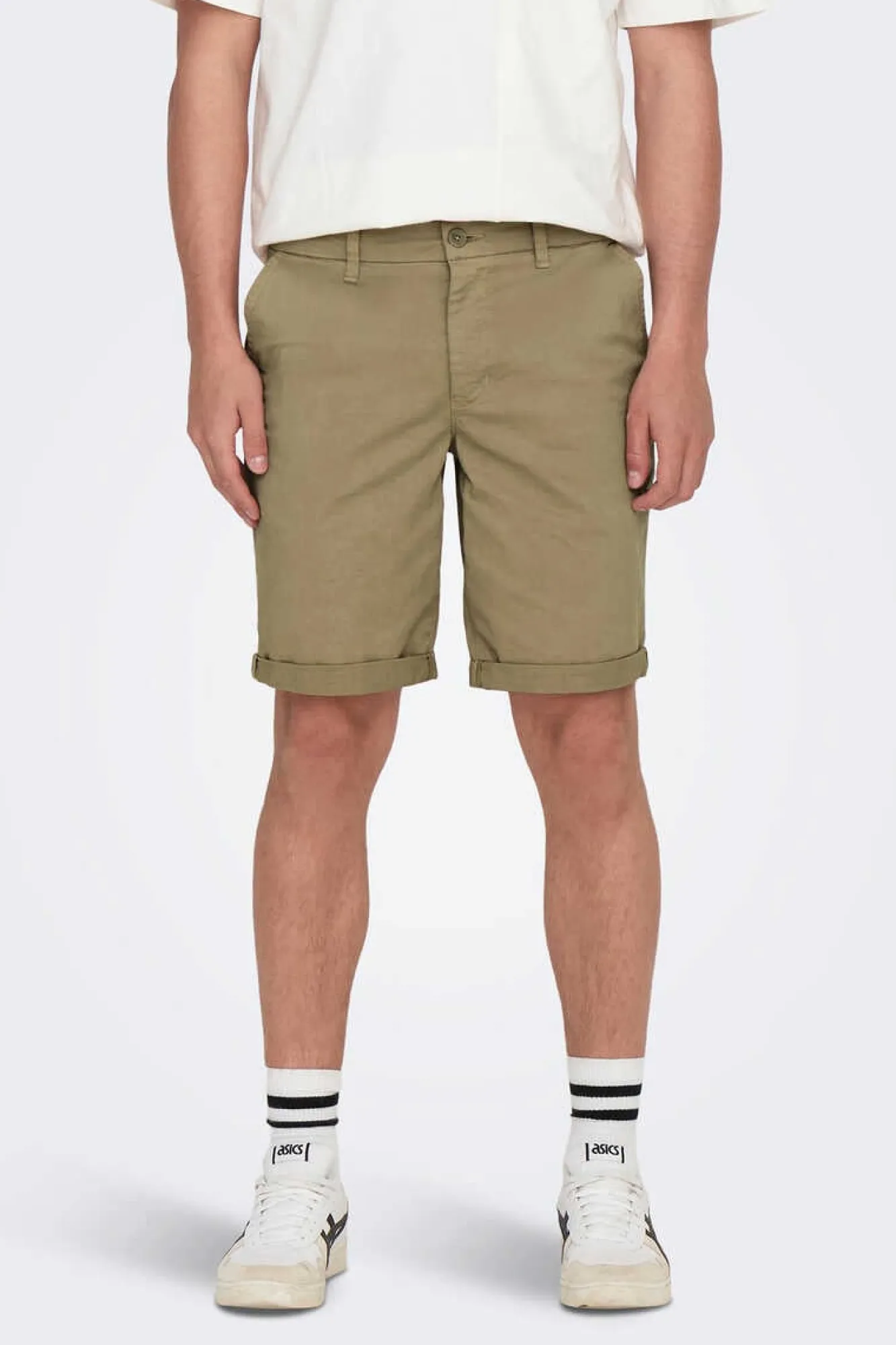 Only & Sons Bermuda Estilo Chino Castanho Best