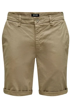 Only & Sons Bermuda Estilo Chino Castanho Best