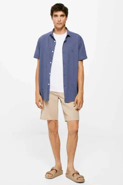 Springfield Bermuda Estrutura Bicolorida Camel Clearance