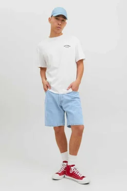 Jack & Jones Bermuda Vaquera Azul Azulado Sale