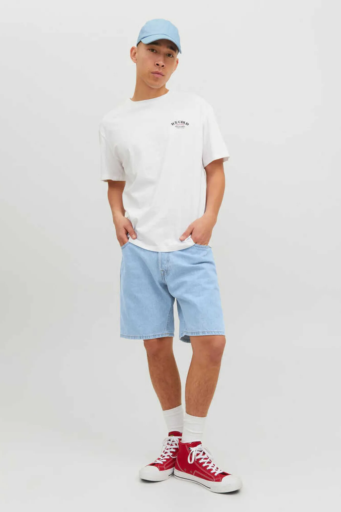 Jack & Jones Bermuda Vaquera Azul Azulado Sale
