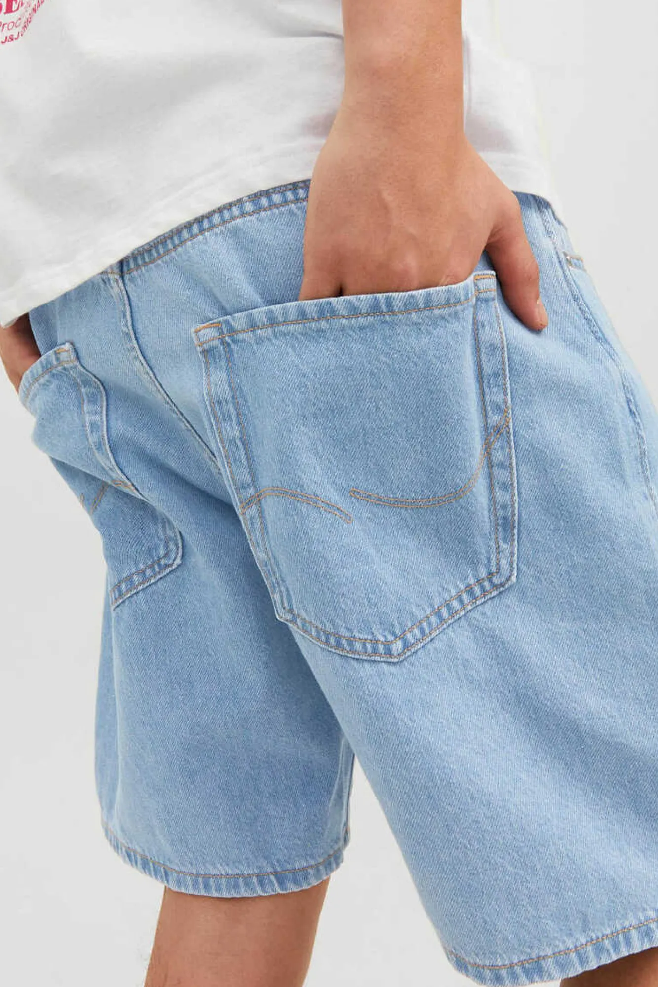 Jack & Jones Bermuda Vaquera Azul Azulado Sale