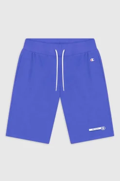 Champion Bermudas De Algodao E Cintura Com Logo Azul Best