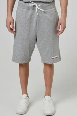Champion Bermudas De Algodao E Cintura Com Logo Cinza New