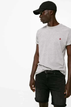 Springfield Bermudas De Ganga Lavada Basicas Corte Slim Pretas Mix Cinza