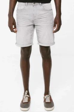 Springfield Bermudas Denim Basicas Slim Cinzento Lavagem Clara Cinza Clearance