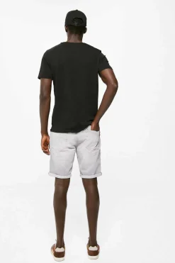 Springfield Bermudas Denim Basicas Slim Cinzento Lavagem Clara Cinza Clearance