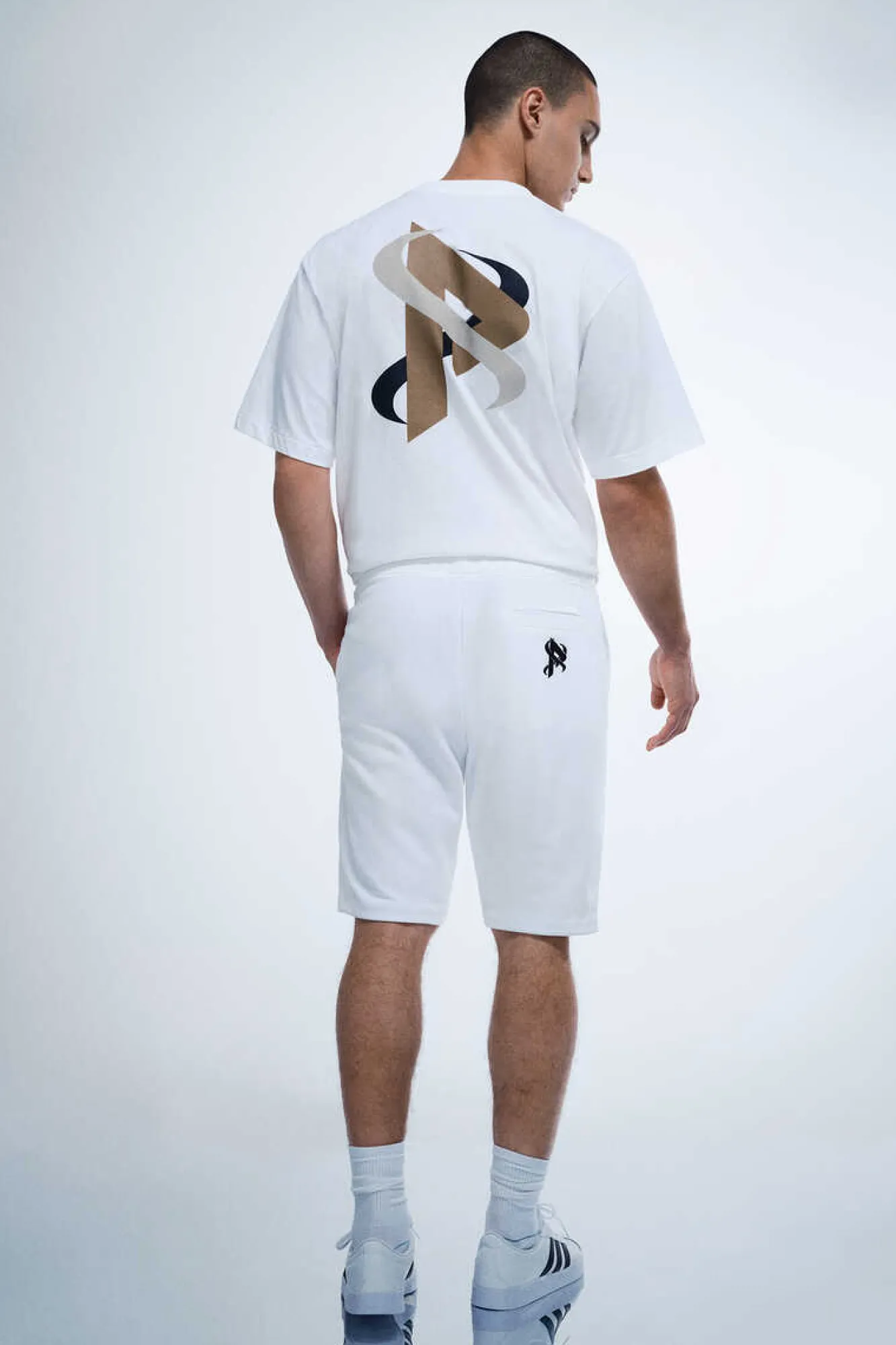 Springfield Bermudas Felpa Pedri Gonzalez Branco Best