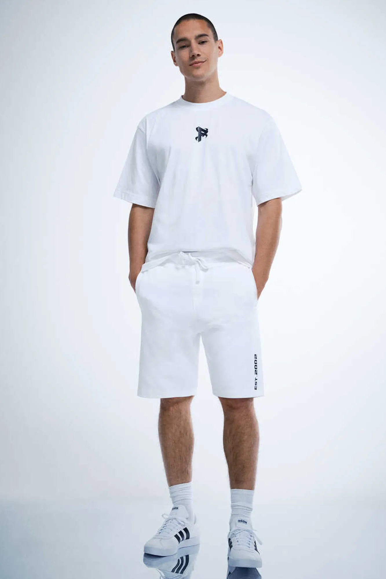 Springfield Bermudas Felpa Pedri Gonzalez Branco Best