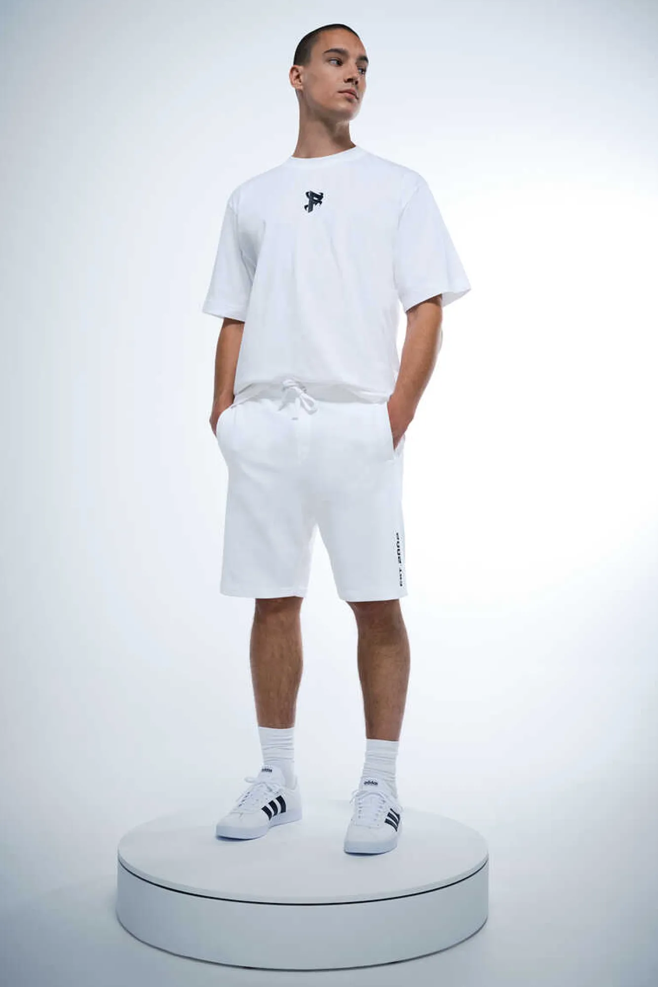 Springfield Bermudas Felpa Pedri Gonzalez Branco Best