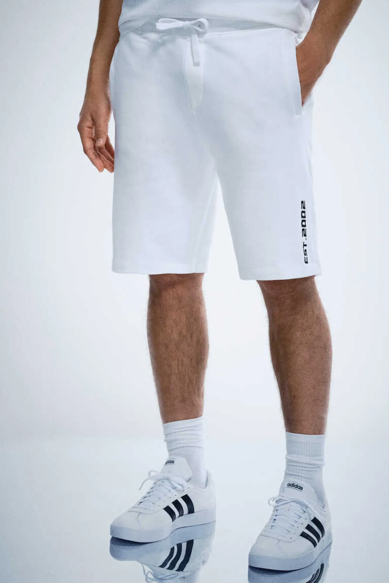 Springfield Bermudas Felpa Pedri Gonzalez Branco Best