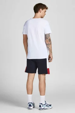 Jack & Jones Bermudas Logo Faixa Marinho Clearance