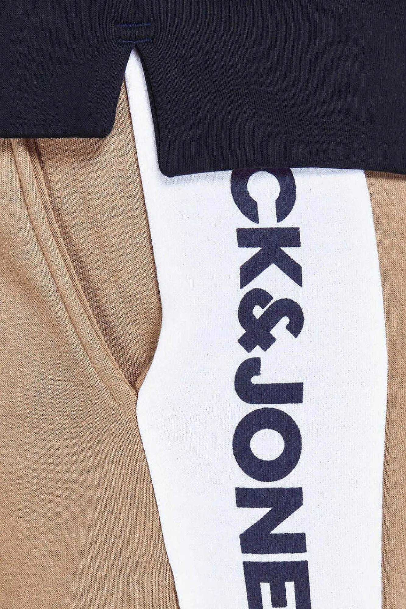 Jack & Jones Bermudas Logo Faixa Beige Sale