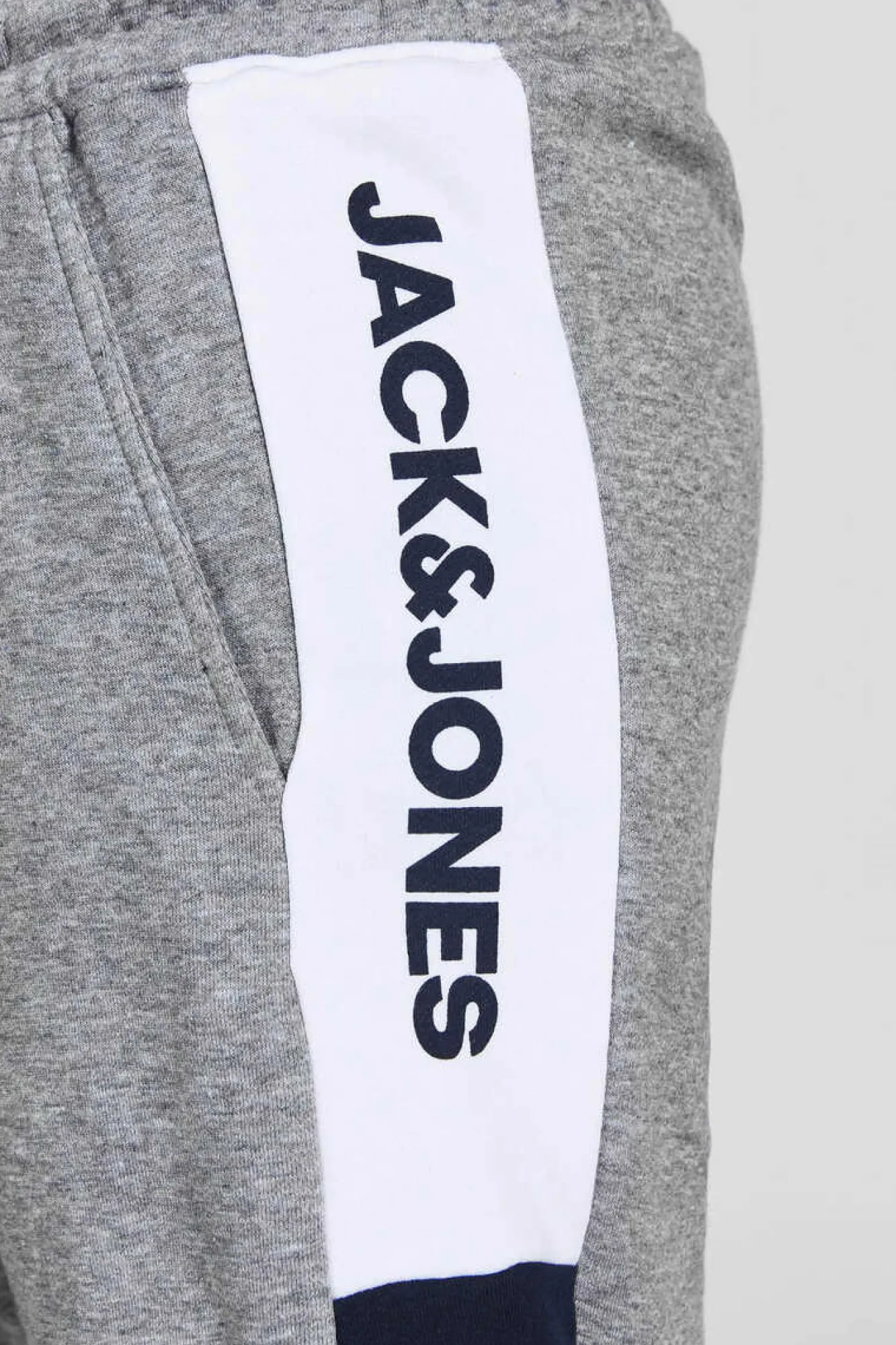 Jack & Jones Bermudas Logo Faixa Cinza New
