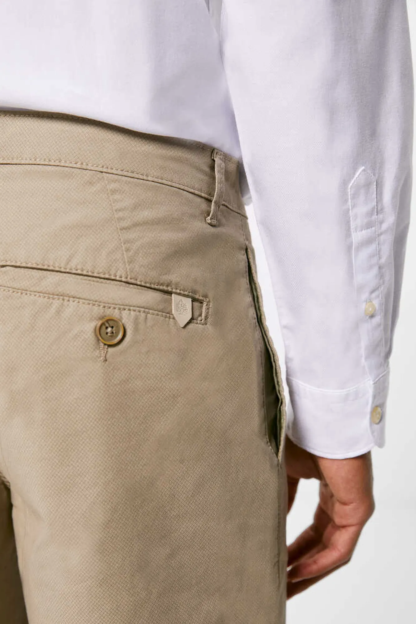 Springfield Bermudas Microestampadas Castanho Outlet