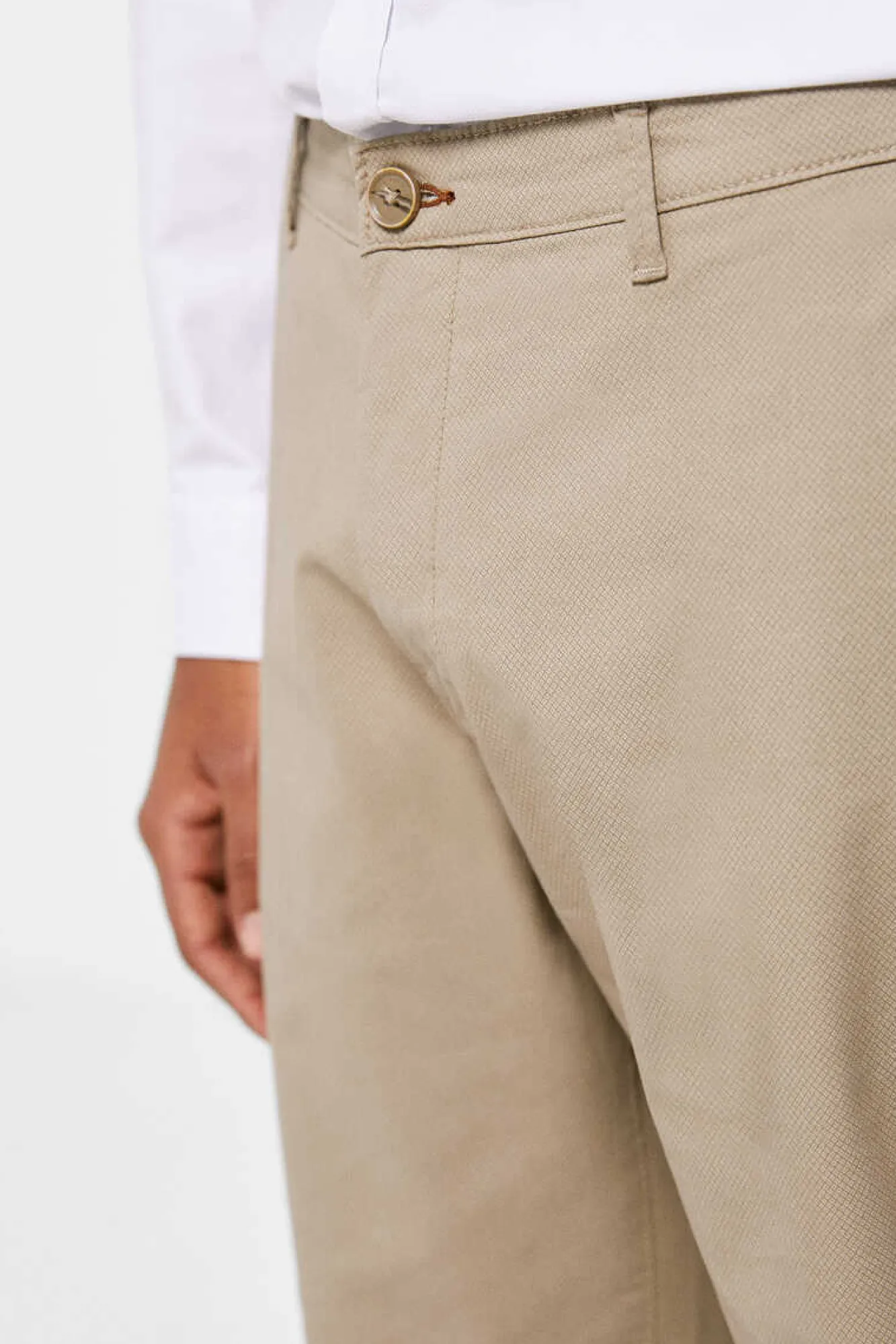 Springfield Bermudas Microestampadas Castanho Outlet