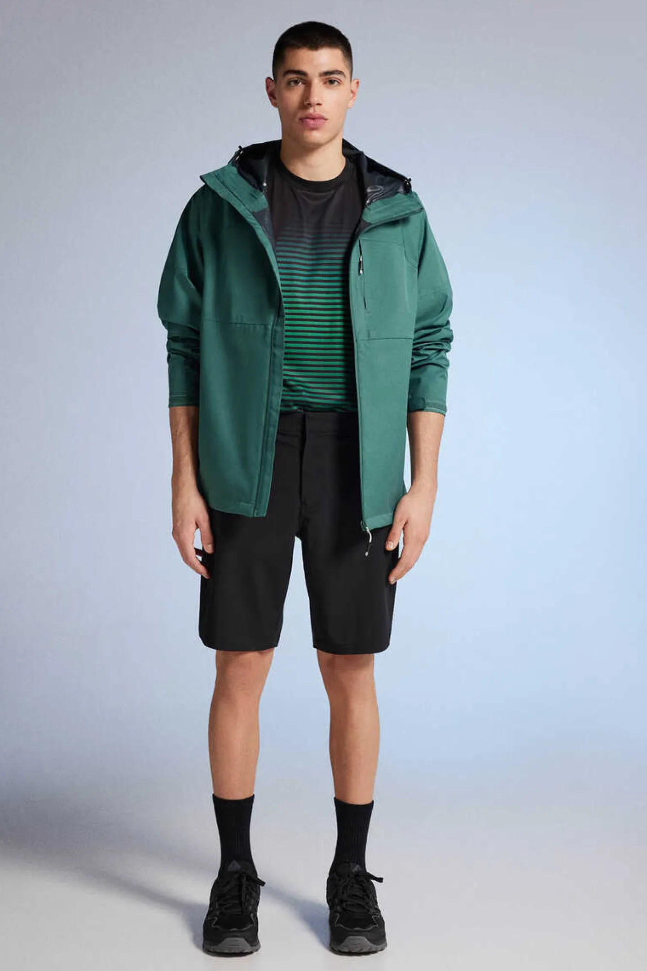 Springfield Bermudas Tecnicas Oudoor Preto New