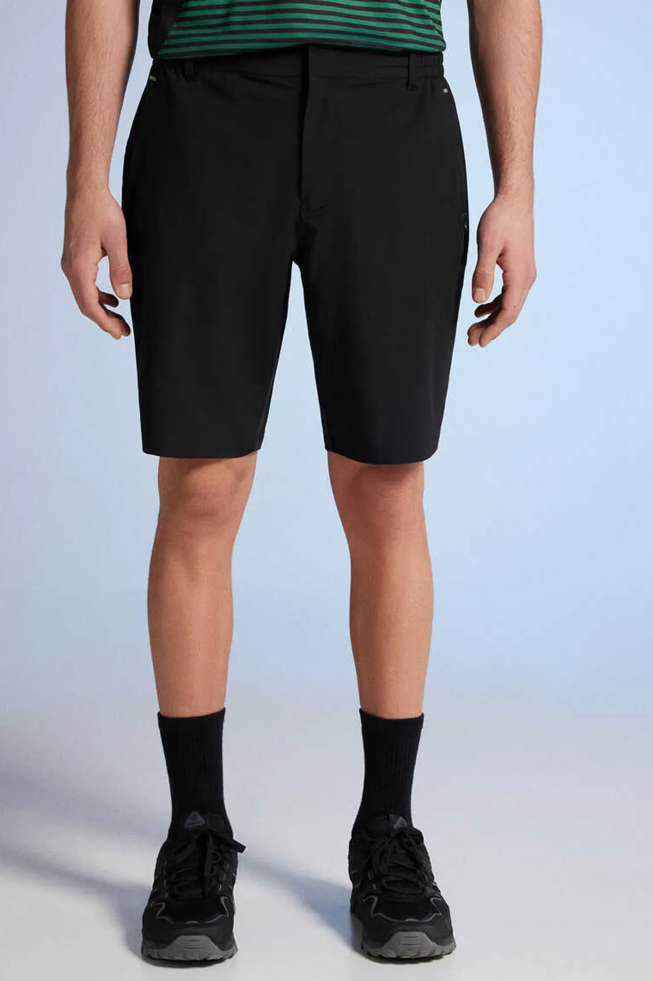 Springfield Bermudas Tecnicas Oudoor Preto New