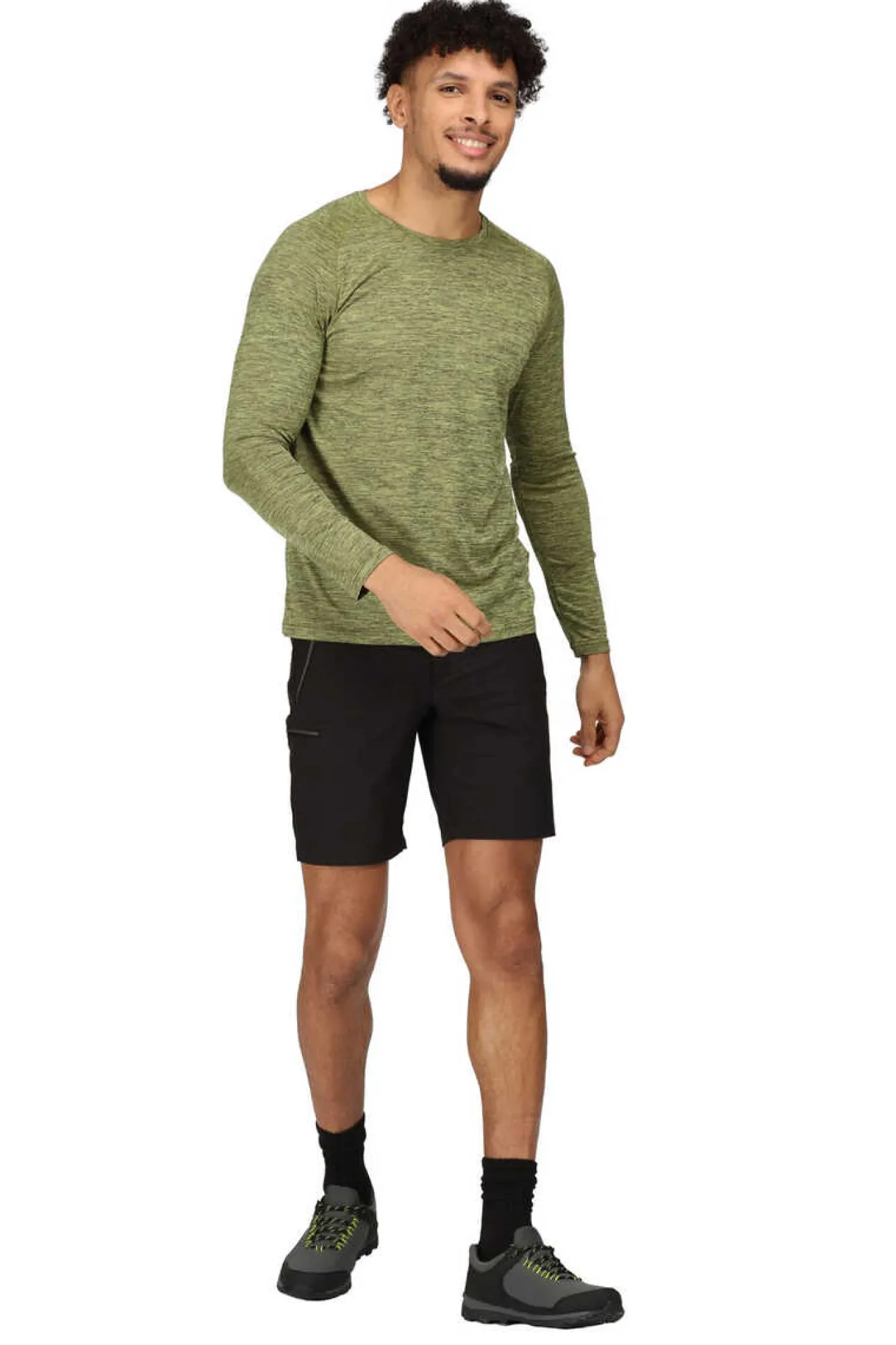 Regatta Bermudas Xert Stretch Iii Preto Discount