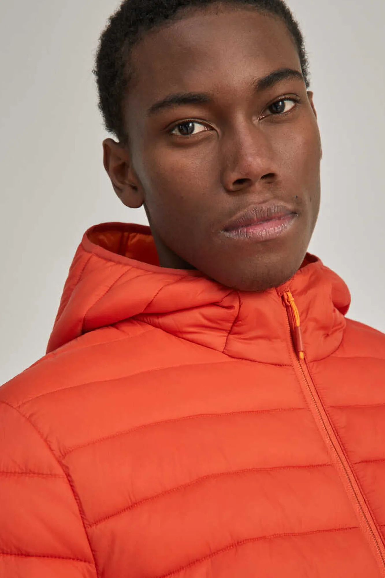 Springfield Blazer Acolchoado Capuz Laranja Sale