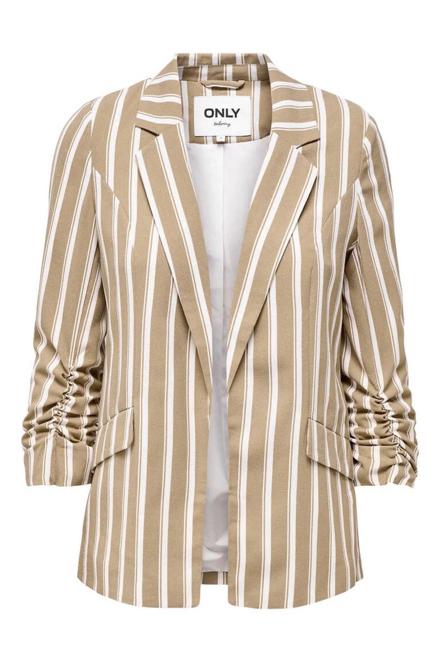 Only Blusoes E Casacos-Blazer Com Manga Enrolada