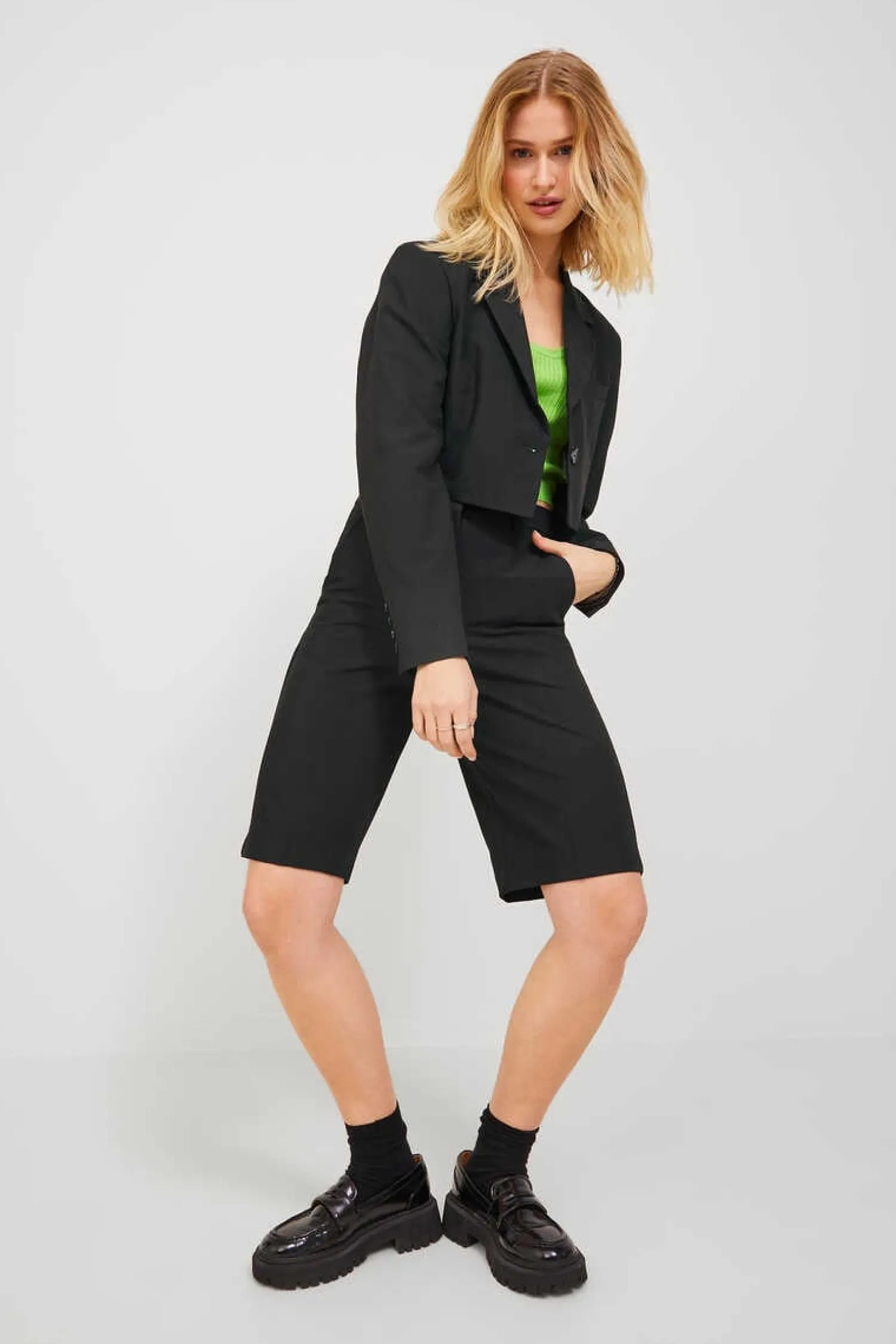 Jack & Jones Blusoes E Casacos-Blazer Cropped