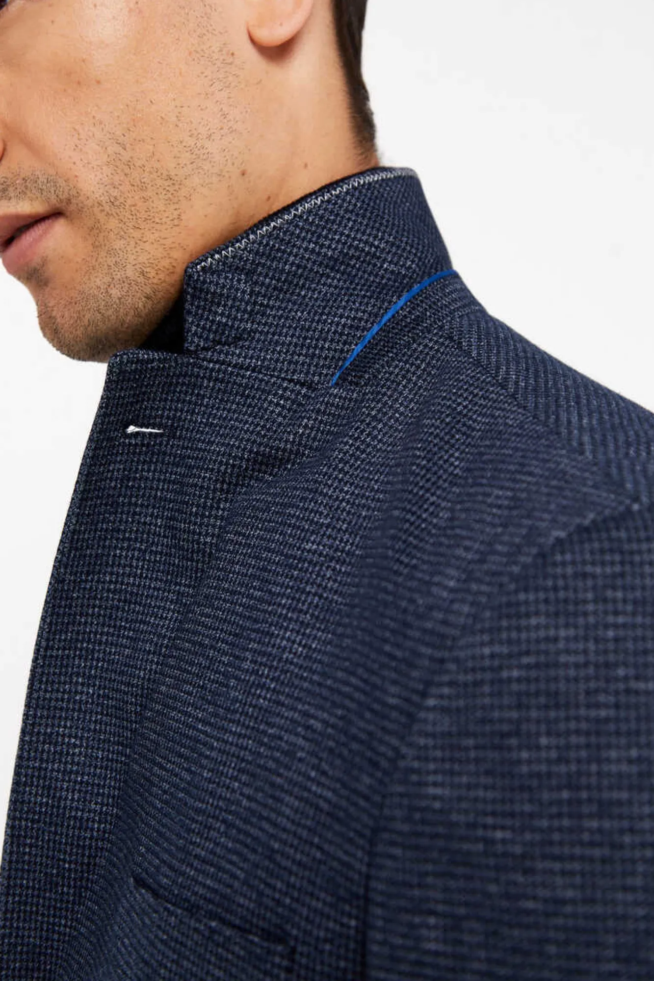 Cortefiel Blazer De Malha Azul