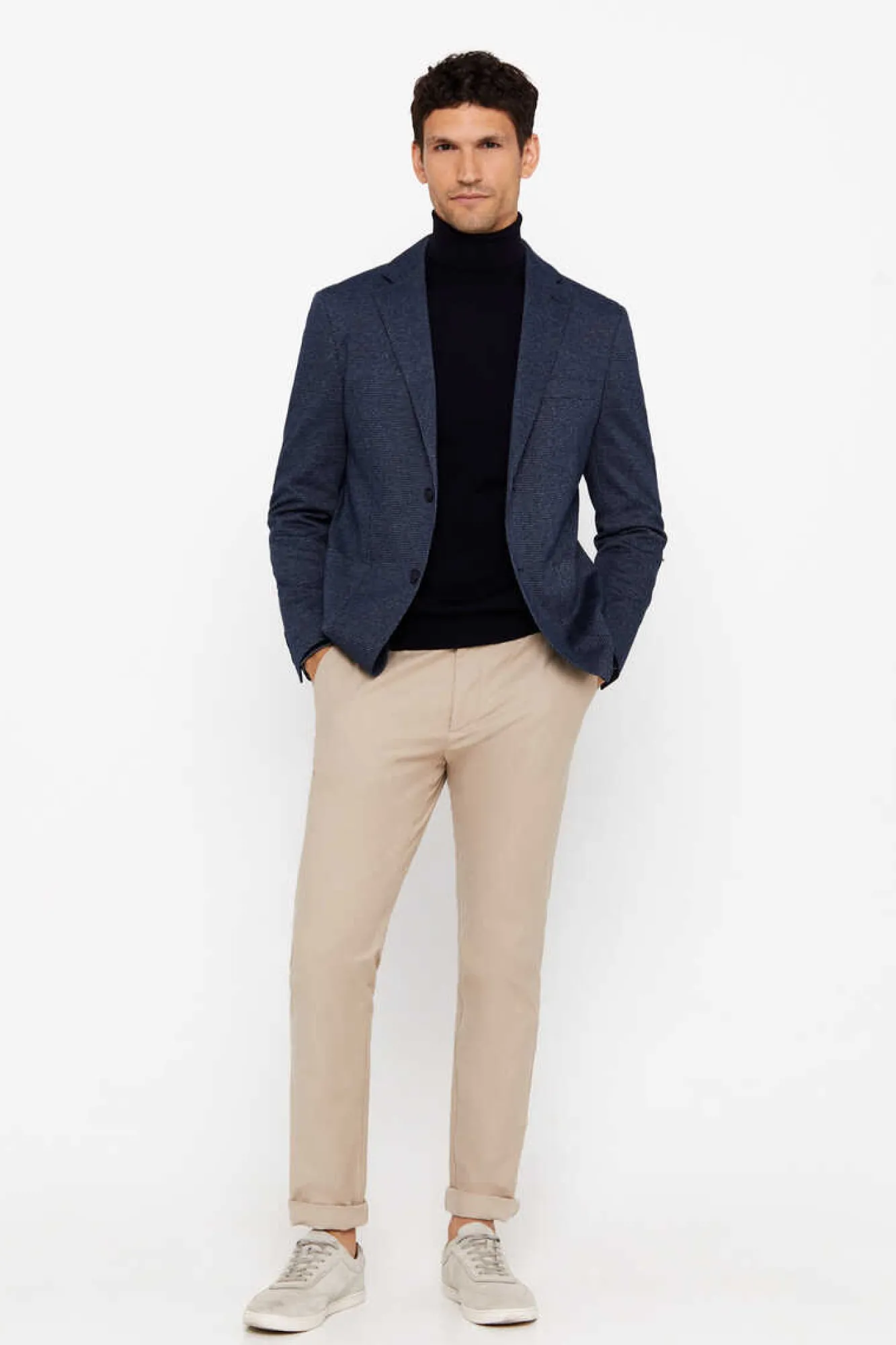 Cortefiel Blazer De Malha Azul