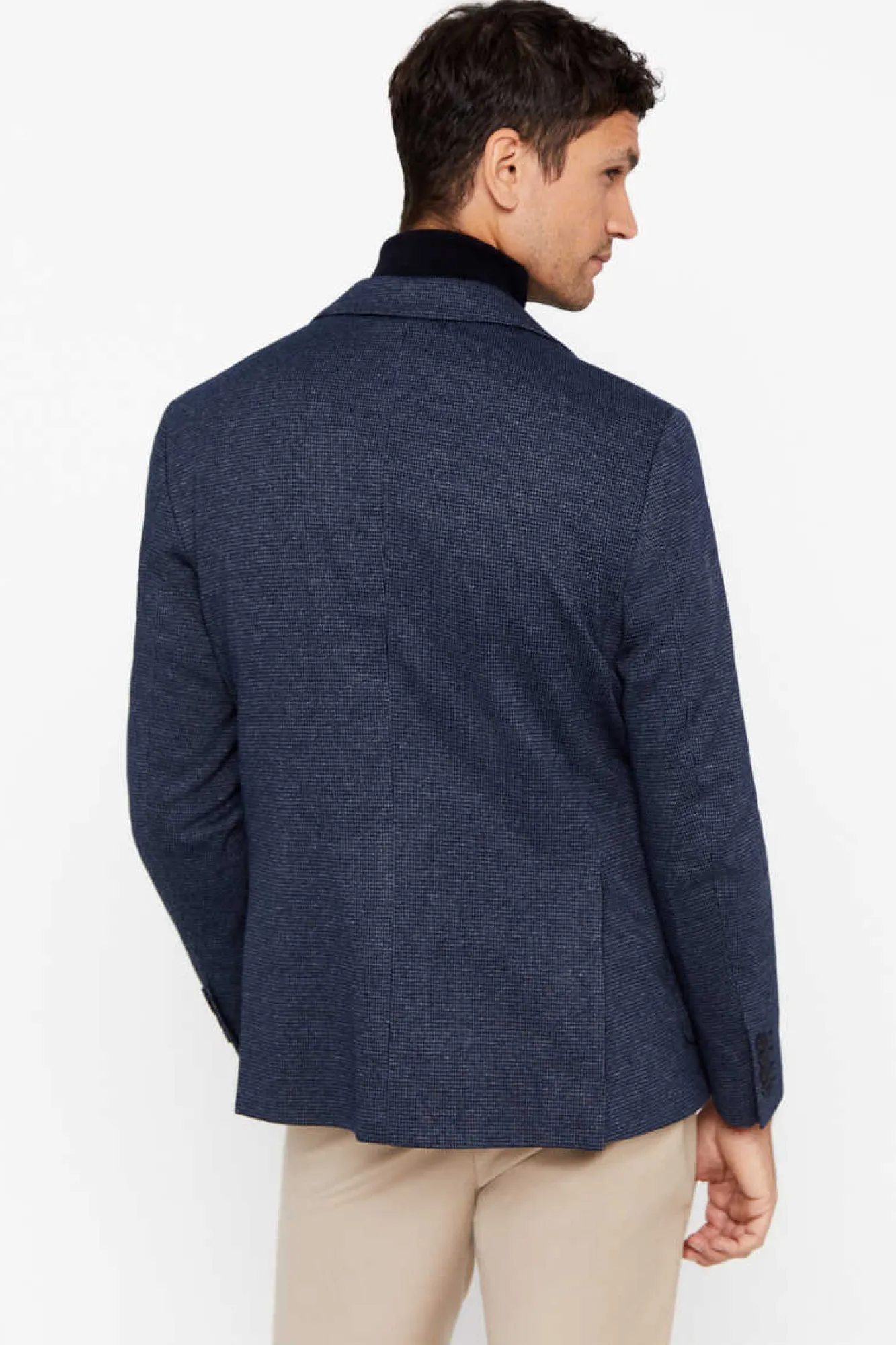 Cortefiel Blazer De Malha Azul