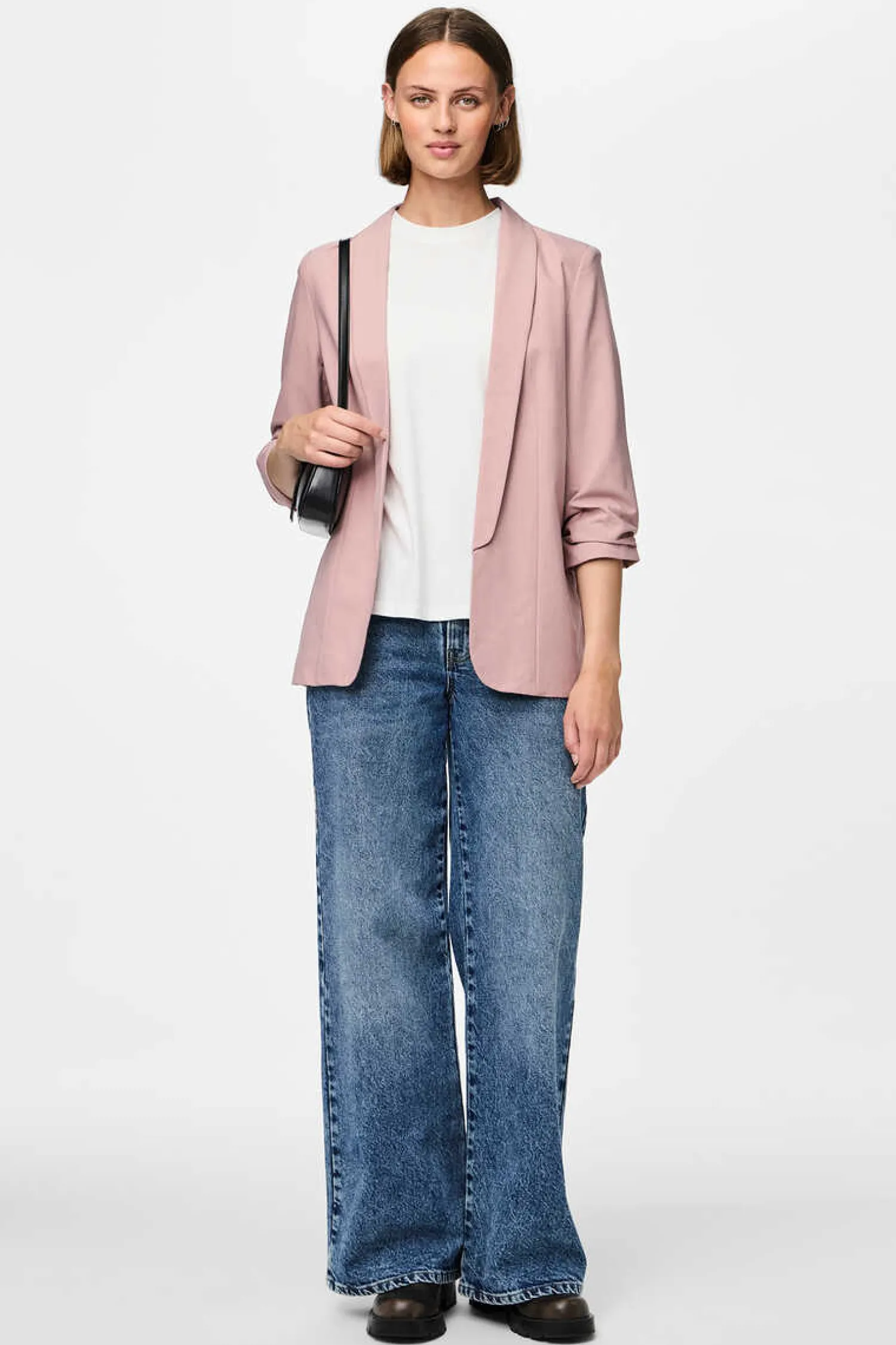 Pieces Blusoes E Casacos-Blazer De Manga 3/4