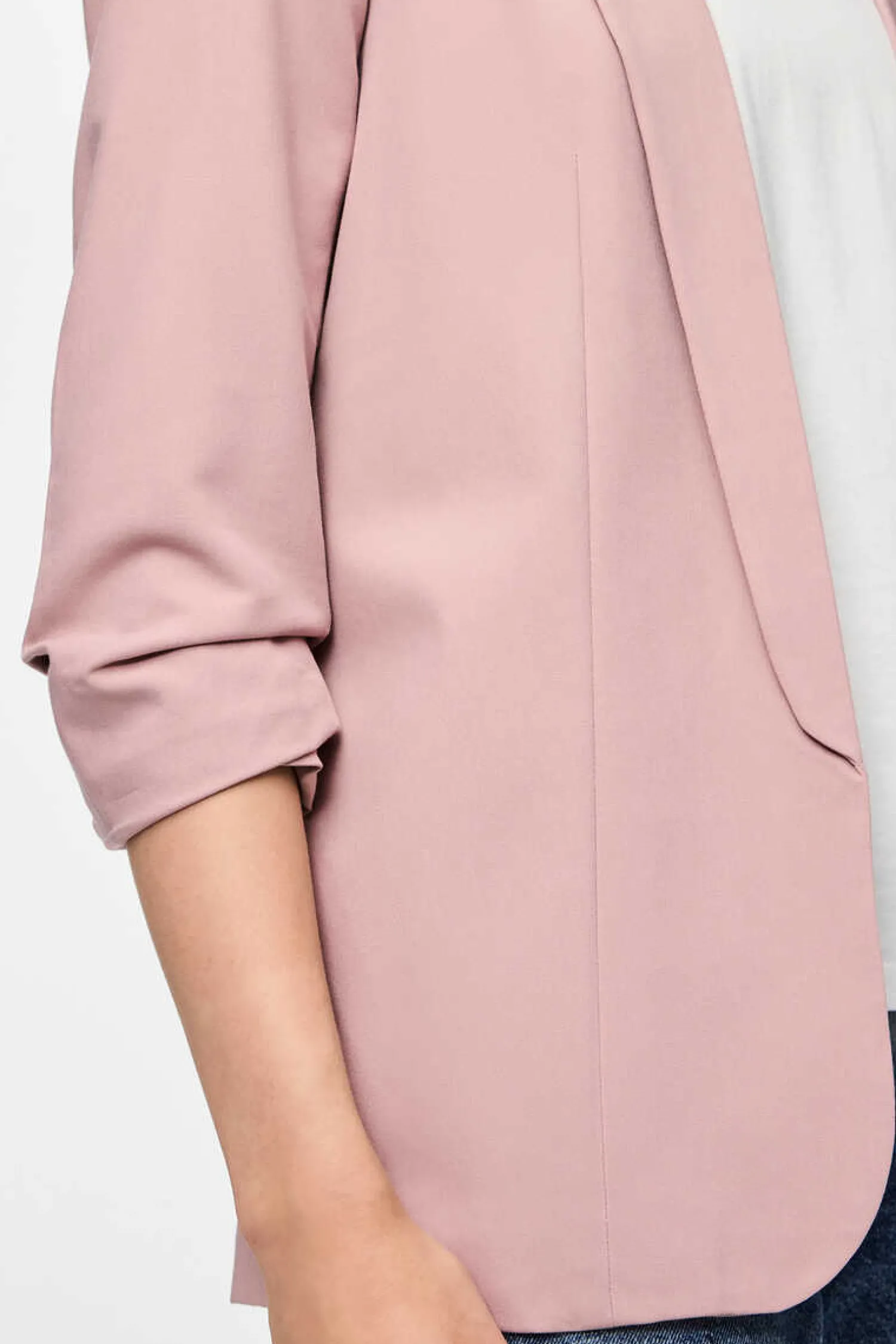 Pieces Blusoes E Casacos-Blazer De Manga 3/4