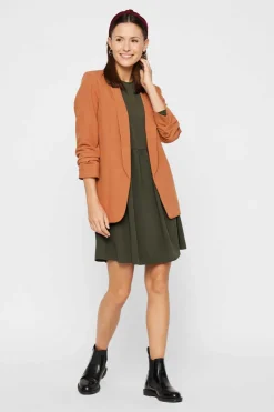 Pieces Blusoes E Casacos-Blazer De Manga 3/4