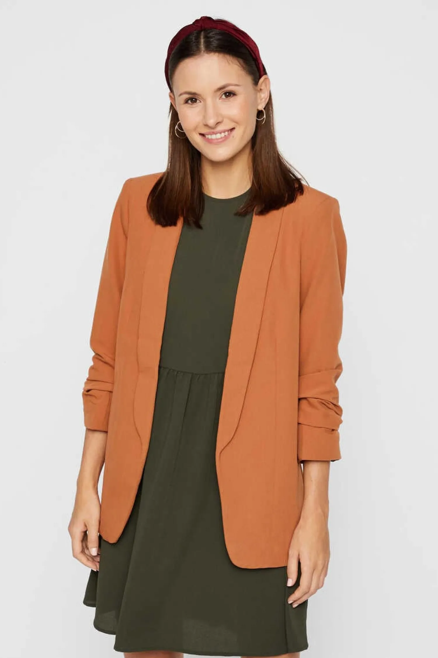 Pieces Blusoes E Casacos-Blazer De Manga 3/4