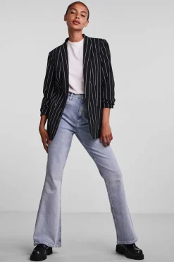 Pieces Blusoes E Casacos-Blazer De Manga 3/4