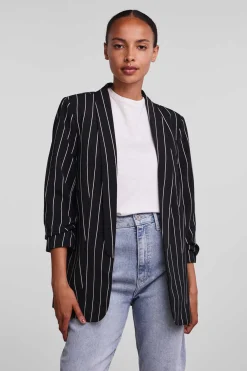 Pieces Blusoes E Casacos-Blazer De Manga 3/4