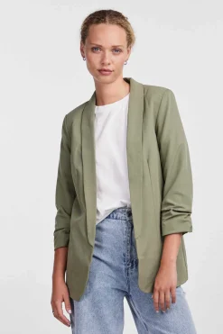 Pieces Blusoes E Casacos-Blazer De Manga 3/4