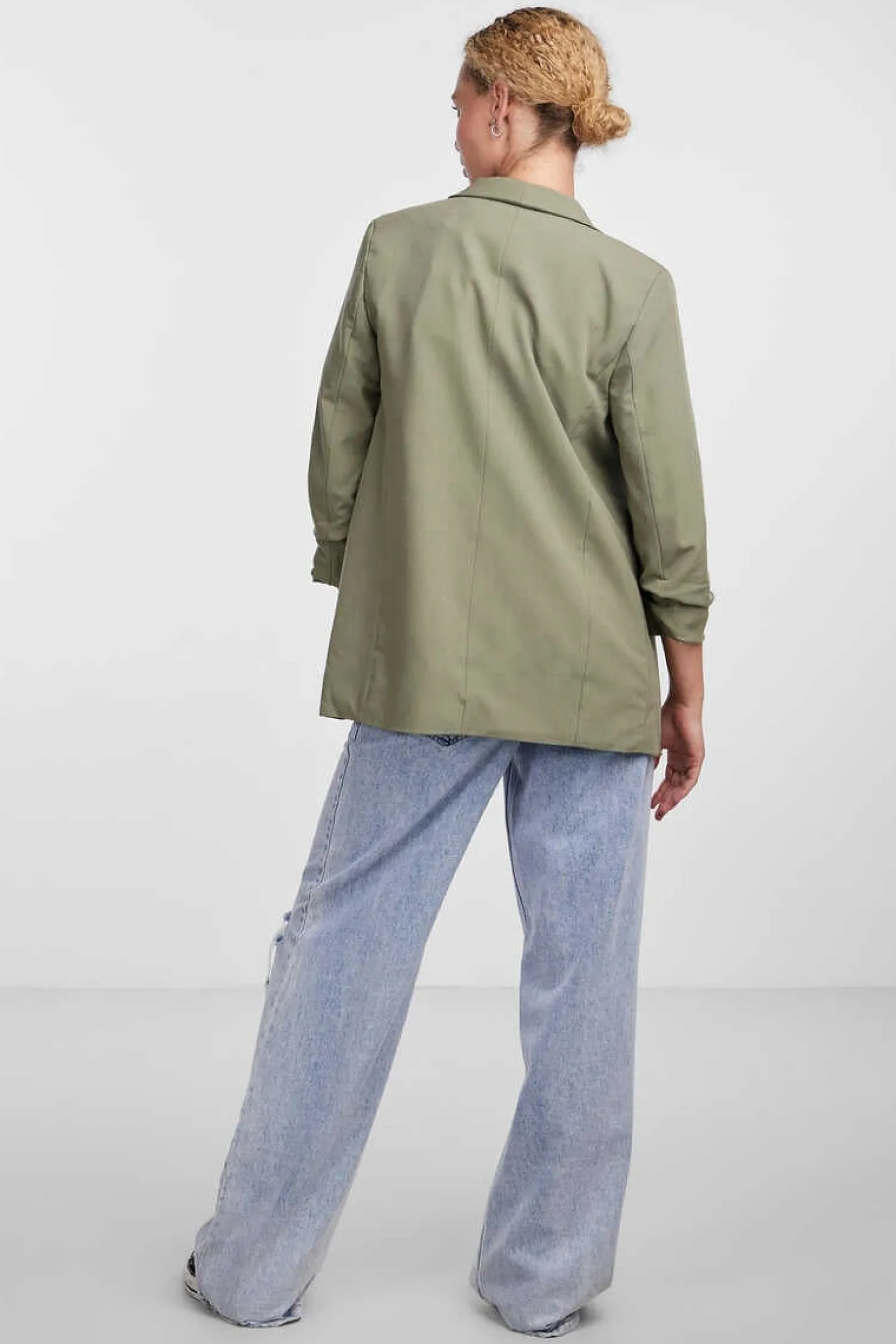 Pieces Blusoes E Casacos-Blazer De Manga 3/4