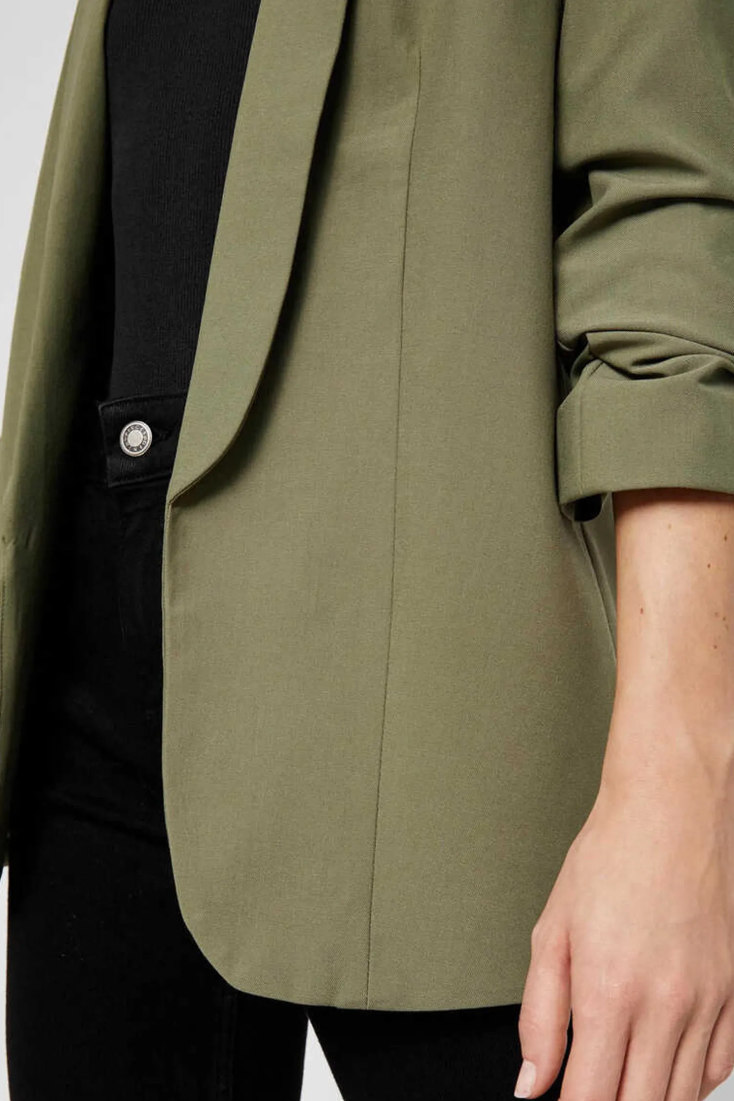 Pieces Blusoes E Casacos-Blazer De Manga 3/4