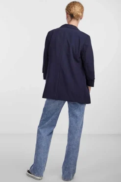 Pieces Blusoes E Casacos-Blazer De Manga 3/4