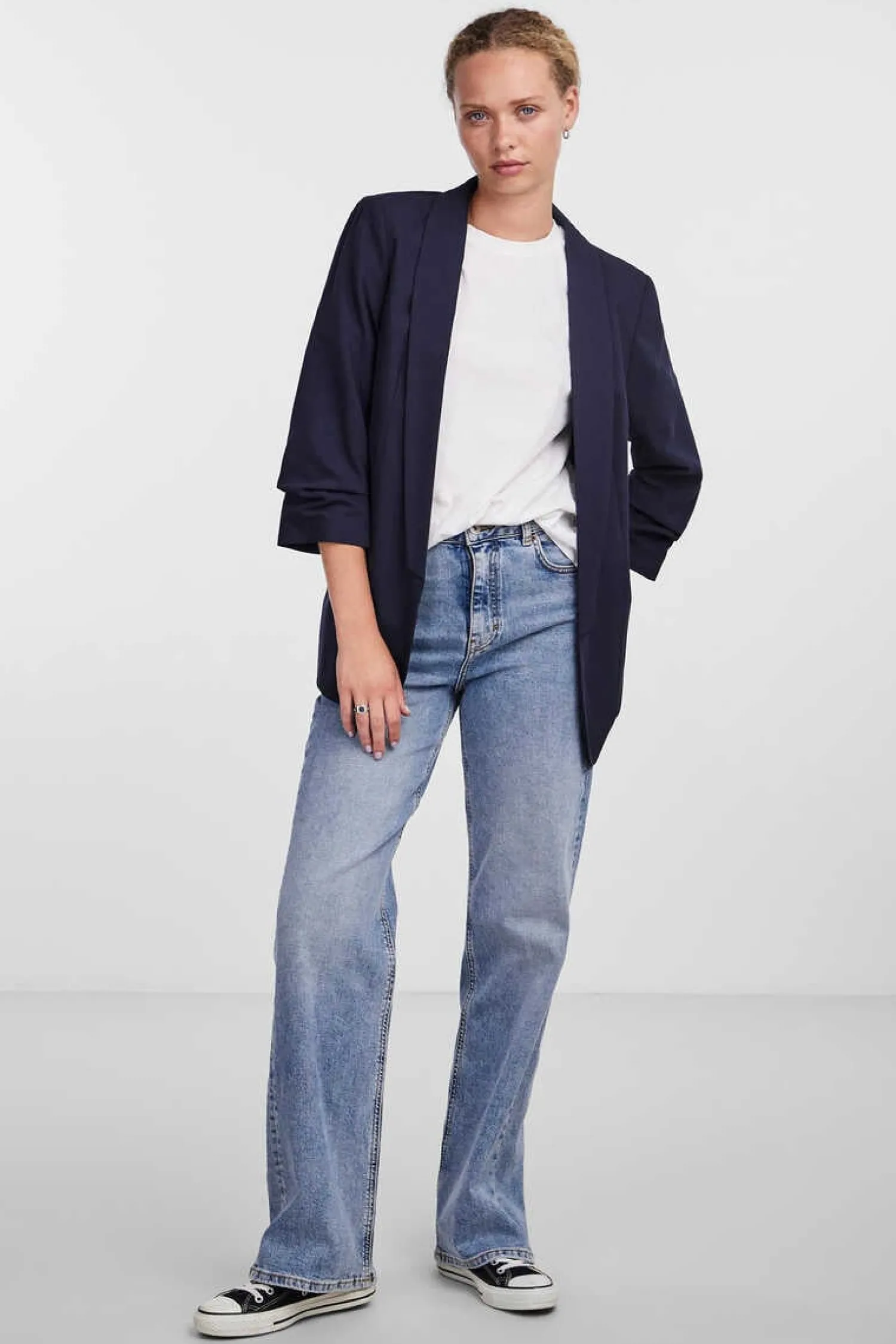 Pieces Blusoes E Casacos-Blazer De Manga 3/4