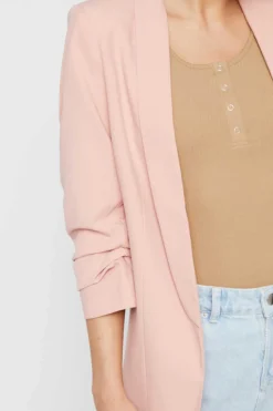 Pieces Blusoes E Casacos-Blazer De Manga 3/4