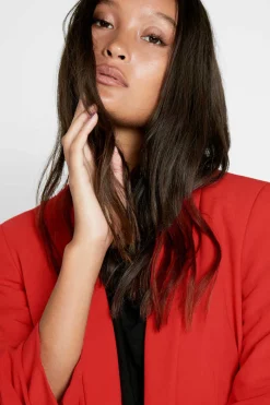 Pieces Blusoes E Casacos-Blazer De Manga 3/4