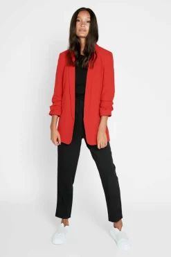 Pieces Blusoes E Casacos-Blazer De Manga 3/4