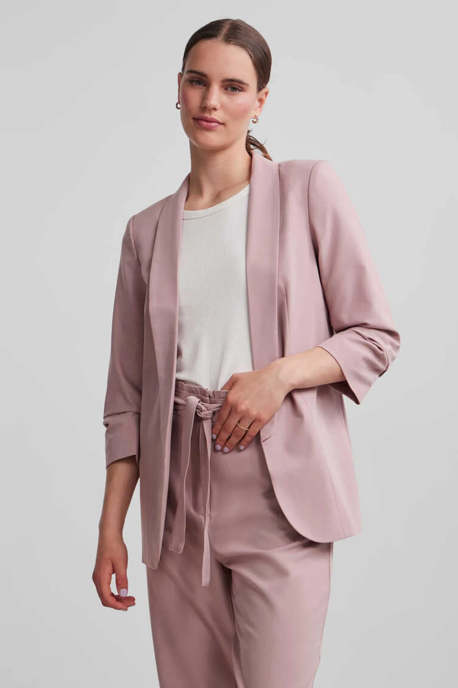 Pieces Blusoes E Casacos-Blazer De Manga 3/4