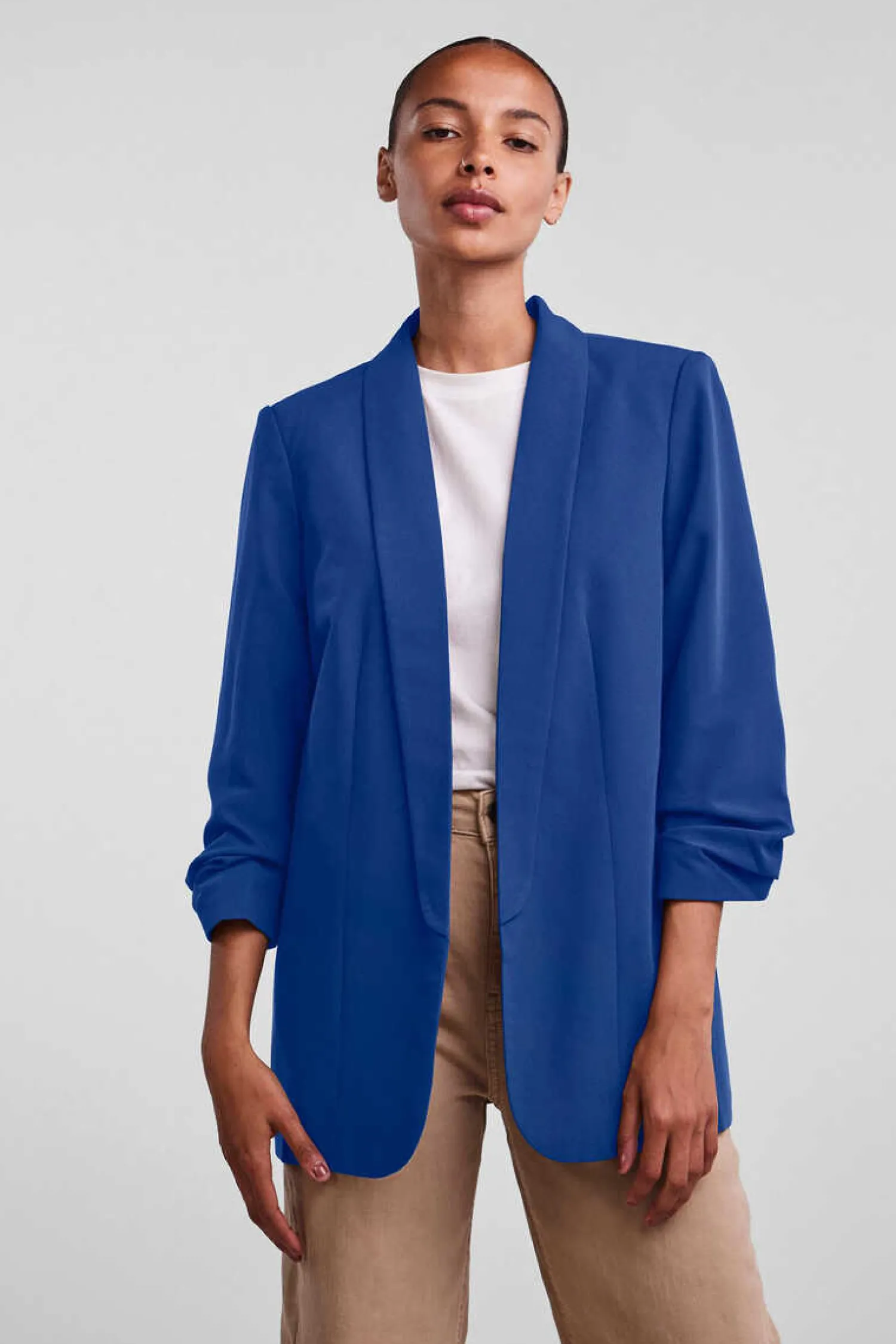 Pieces Blusoes E Casacos-Blazer De Manga 3/4